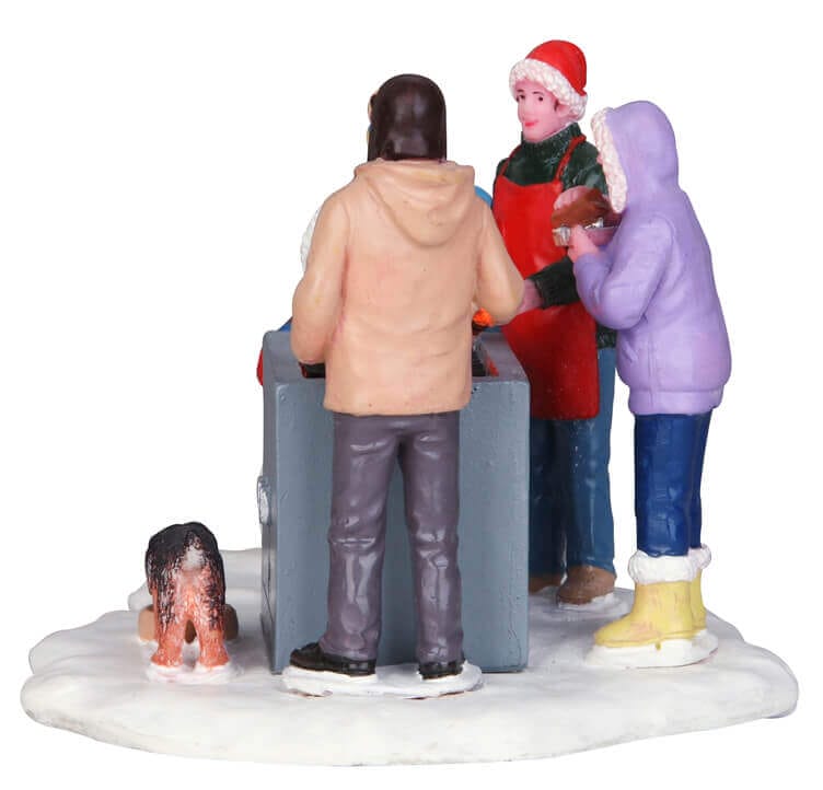 lemax-snowy-bbq-figurine-barbecue-enneig-village-de-no-l image 2