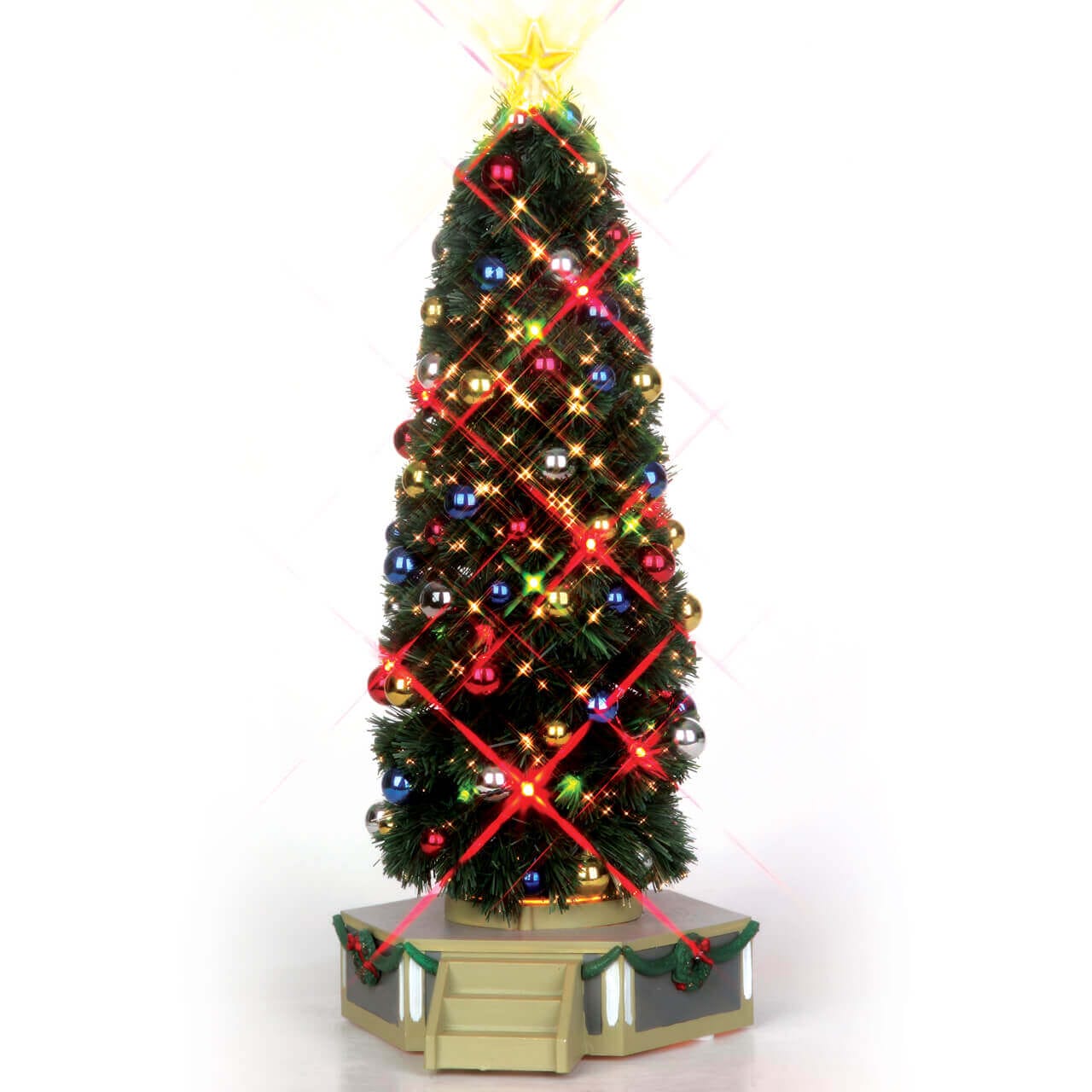 lemax-the-majestic-christmas-tree-sapin-rotatif-lumineux image 1