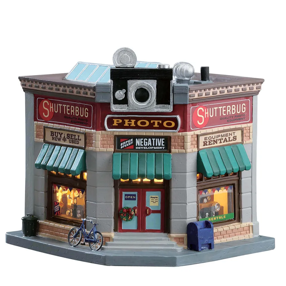 lemax-shutterbug-photo-shop-boutique-miniature-lumineuse-de-no-l image 1