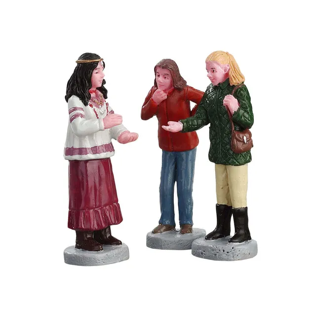 lemax-fortune-teller-set-of-3-figurines-miniatures-village image 1