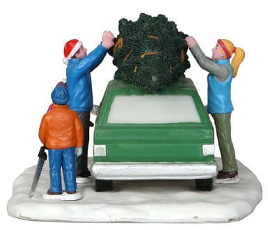 lemax-christmas-tree-transport-figurine-transport-de-sapin-village-miniature image 2
