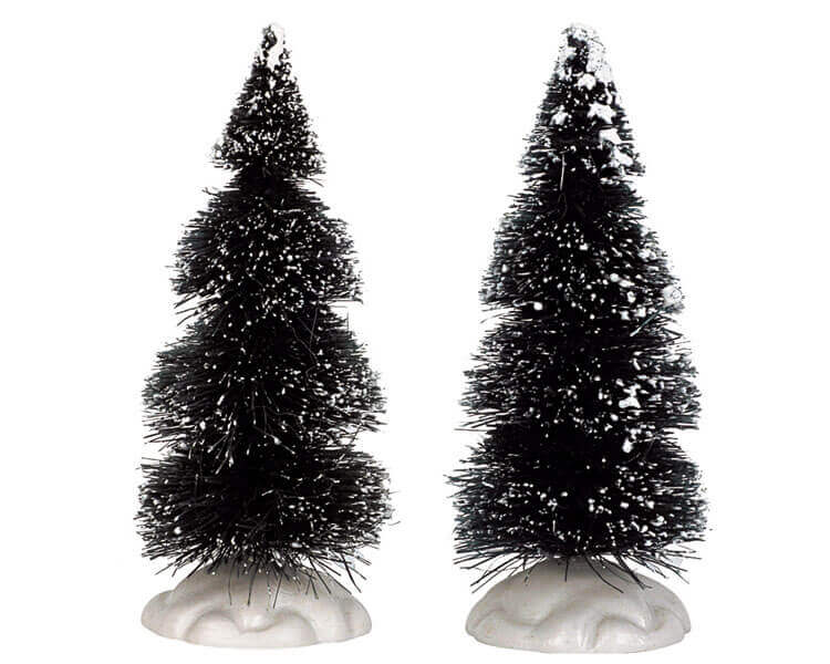 lemax-shaped-bristle-tree-small-petit-sapin-stable-pour-village-de-no-l image 1