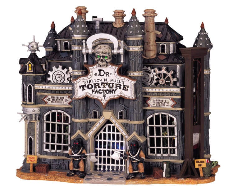 lemax-dr-stretch-n-pull-s-torture-factory-maison-hant-e-spooky-town image 1