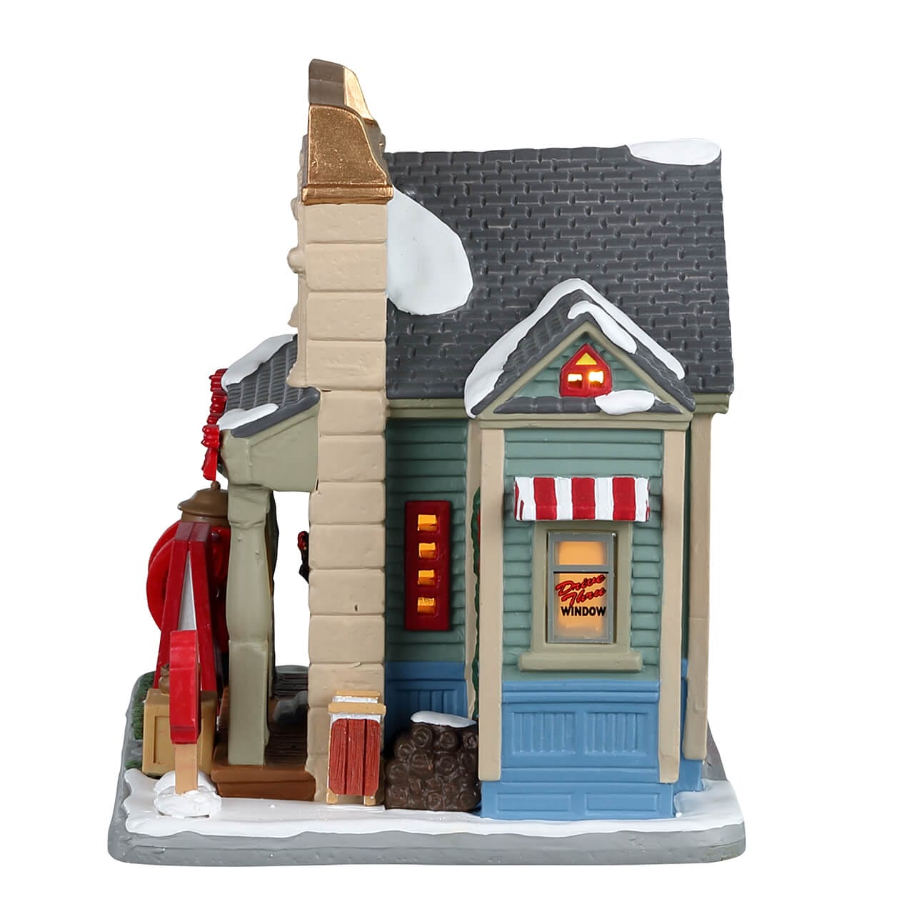 lemax-bean-happy-coffee-shop-caf-de-no-l-lumineux-caddington-village image 3