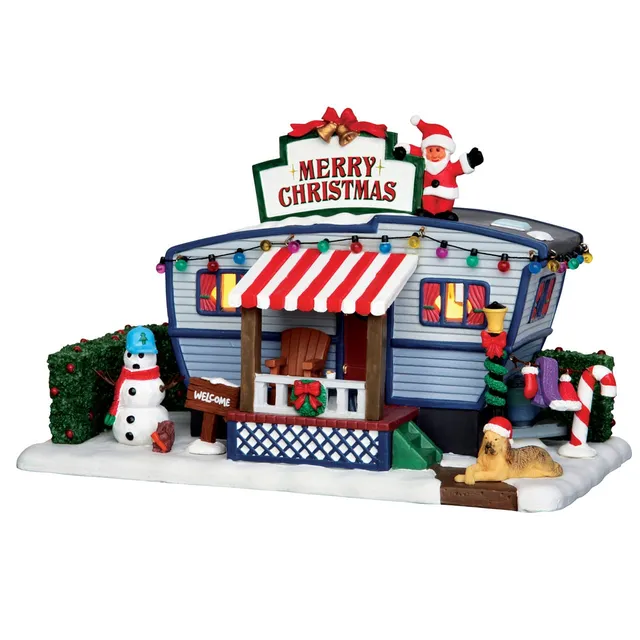 lemax-christmas-lane-trailer-caravane-de-no-l-miniature image 1