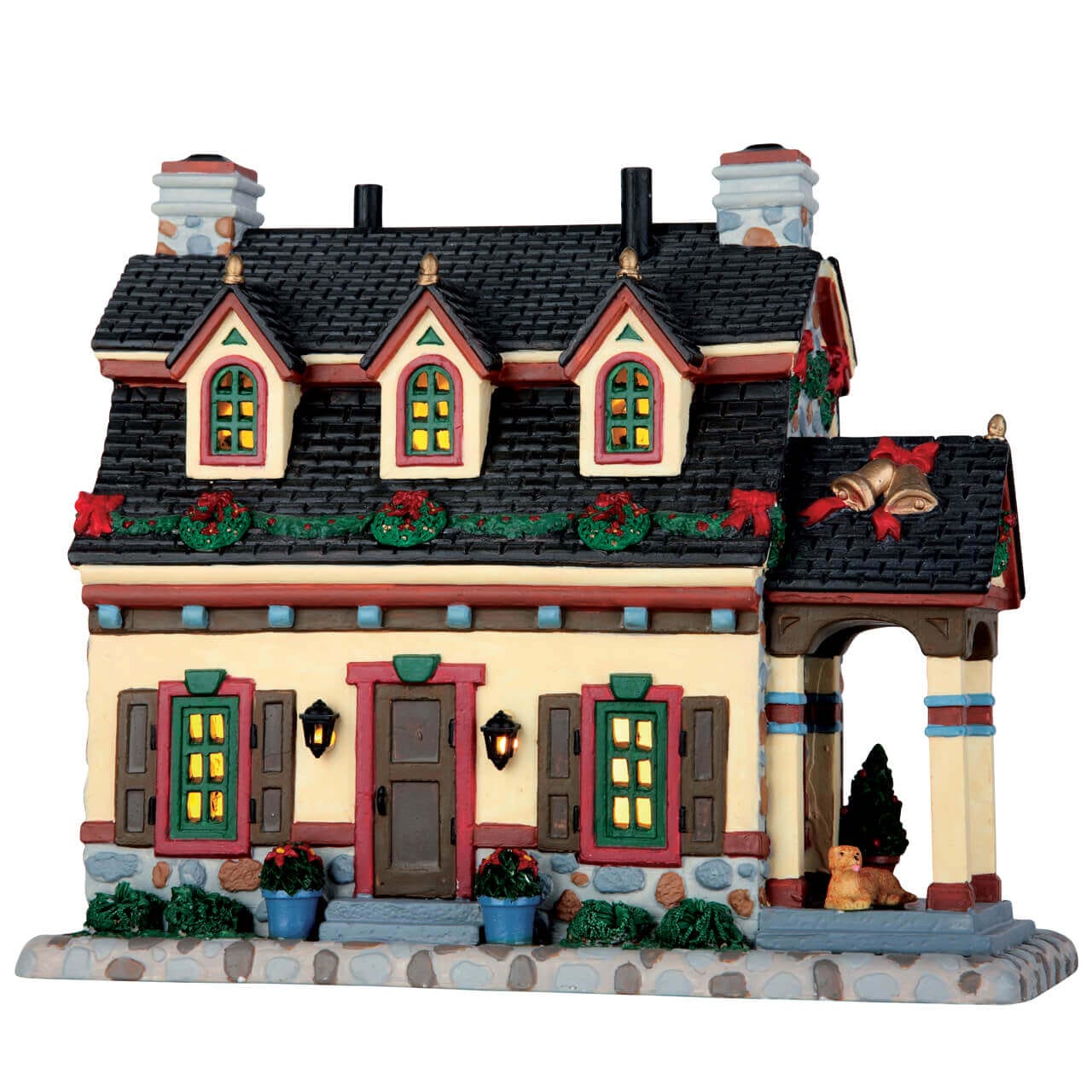 lemax-sullivan-manor-maison-manoir-miniature-lumineuse image 1