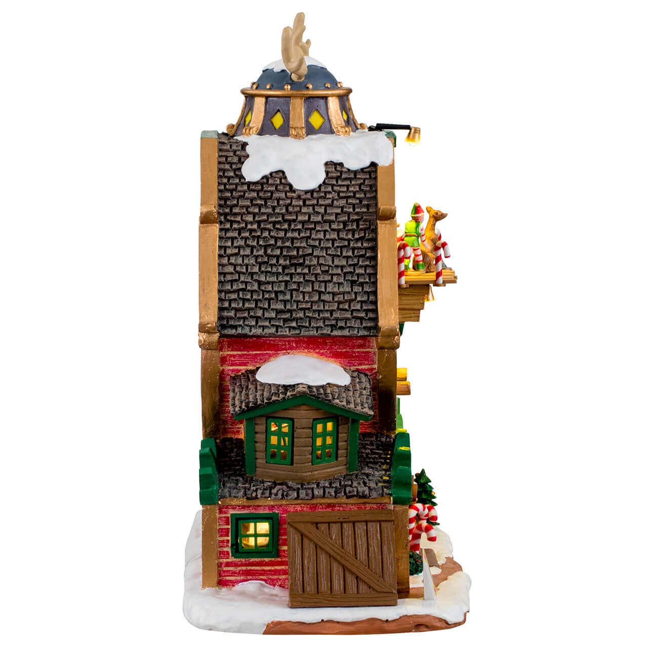 lemax-santa-s-reindeer-training-academy-maison-lumineuse-village-de-no-l image 2