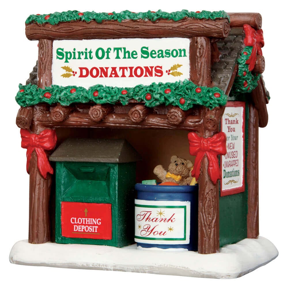 lemax-donation-kiosk-kiosque-dons-miniature-lumineux image 1