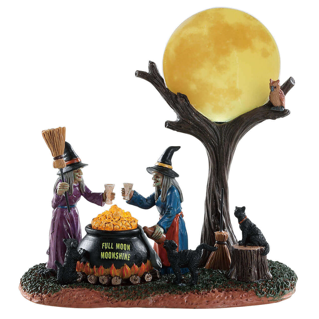 lemax-full-moon-moonshine-b-timent-spooky-town-lumineux image 1