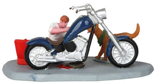 lemax-grease-monkey-figurine-village-miniature image 3