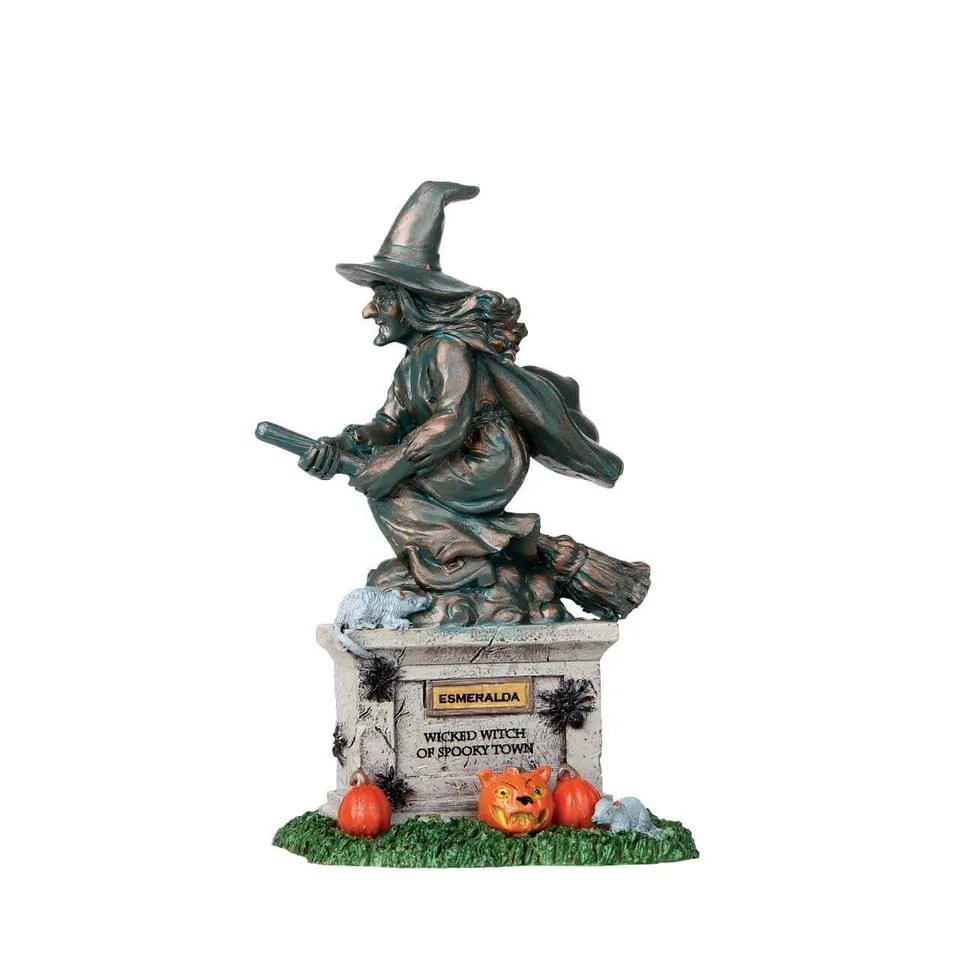 lemax-witch-statue-statue-sorci-re-spooky-town-halloween image 1
