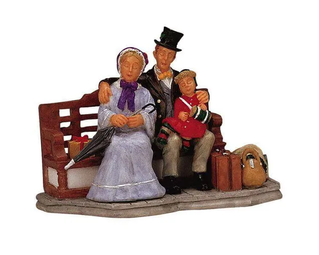lemax-weary-travelers-figurines-miniatures-village-de-no-l image 1
