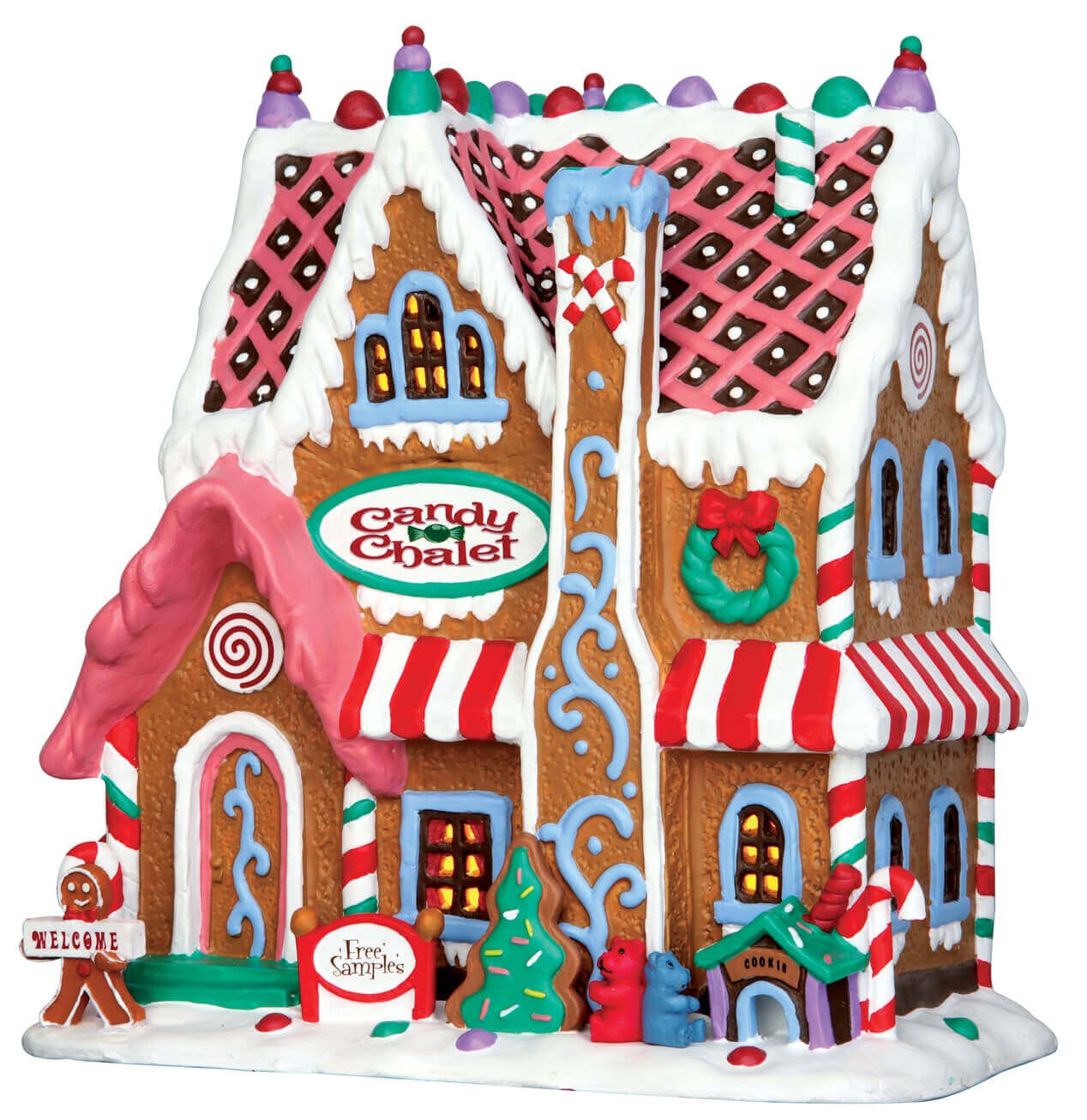 lemax-gingerbread-house-maison-pain-d-pices-sugar-n-spice-lumineuse image 1