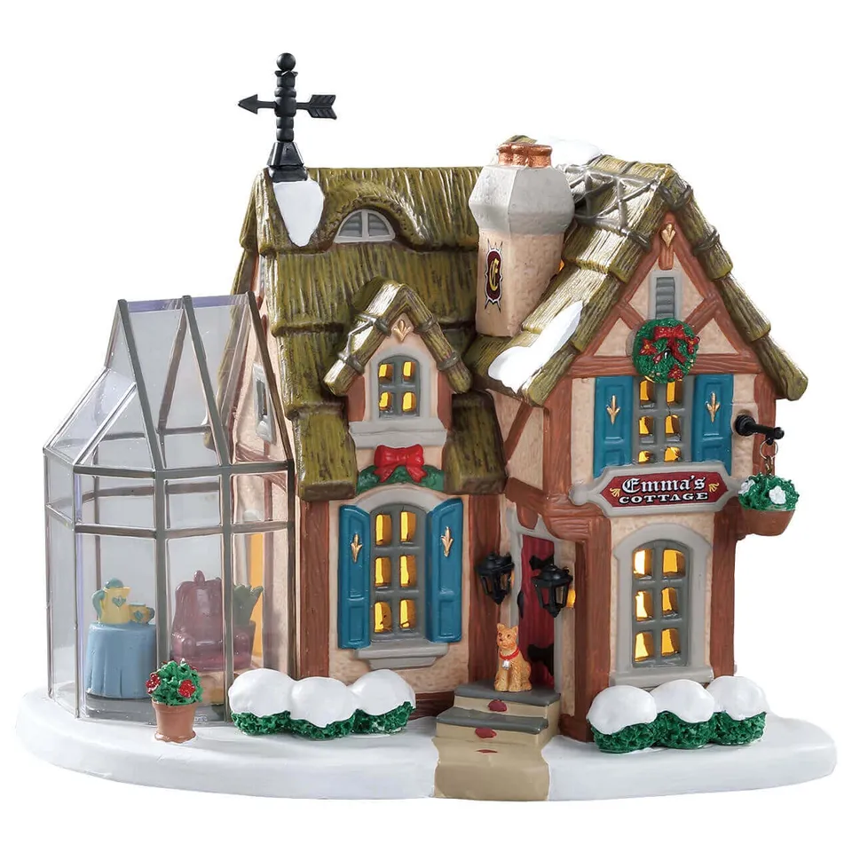 lemax-emma-s-cottage-maison-miniature-lumineuse-village image 1