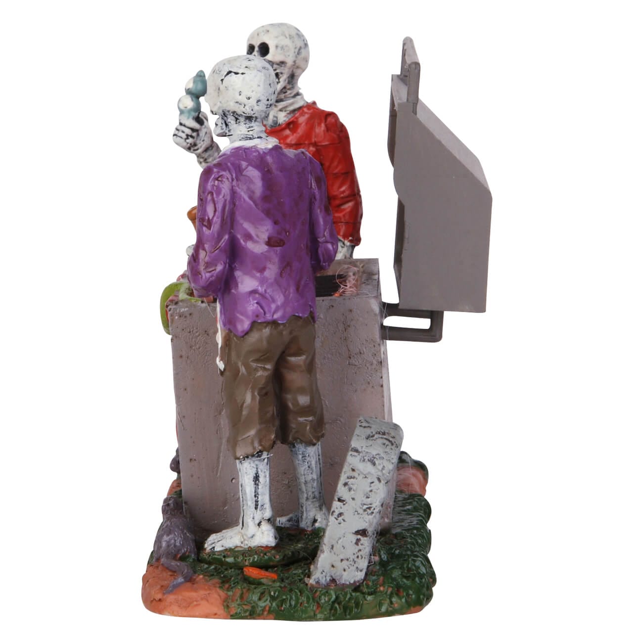 lemax-gory-grillin-sc-ne-miniature-barbecue-lumineux-spooky-town image 2