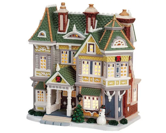 lemax-hanford-house-maison-miniature-lumineuse-village-de-no-l image 1