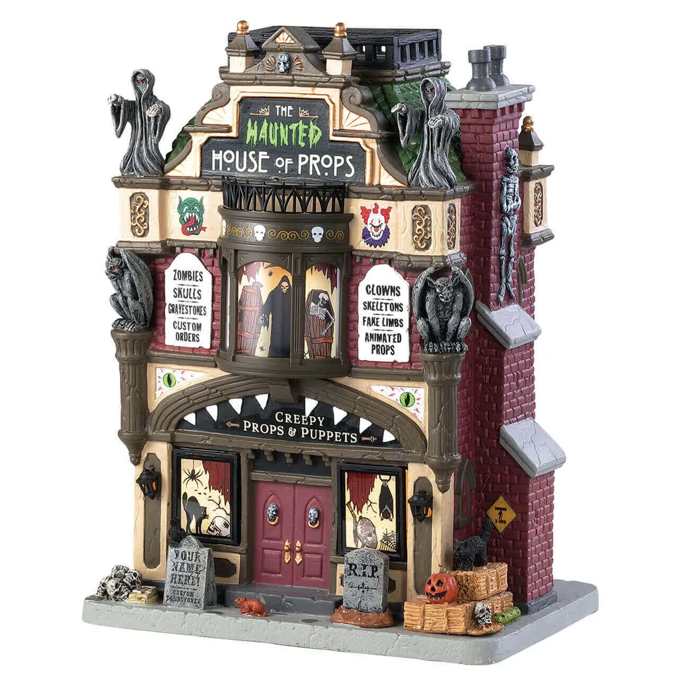 lemax-the-haunted-house-of-props-maison-hant-e-spooky-town image 1
