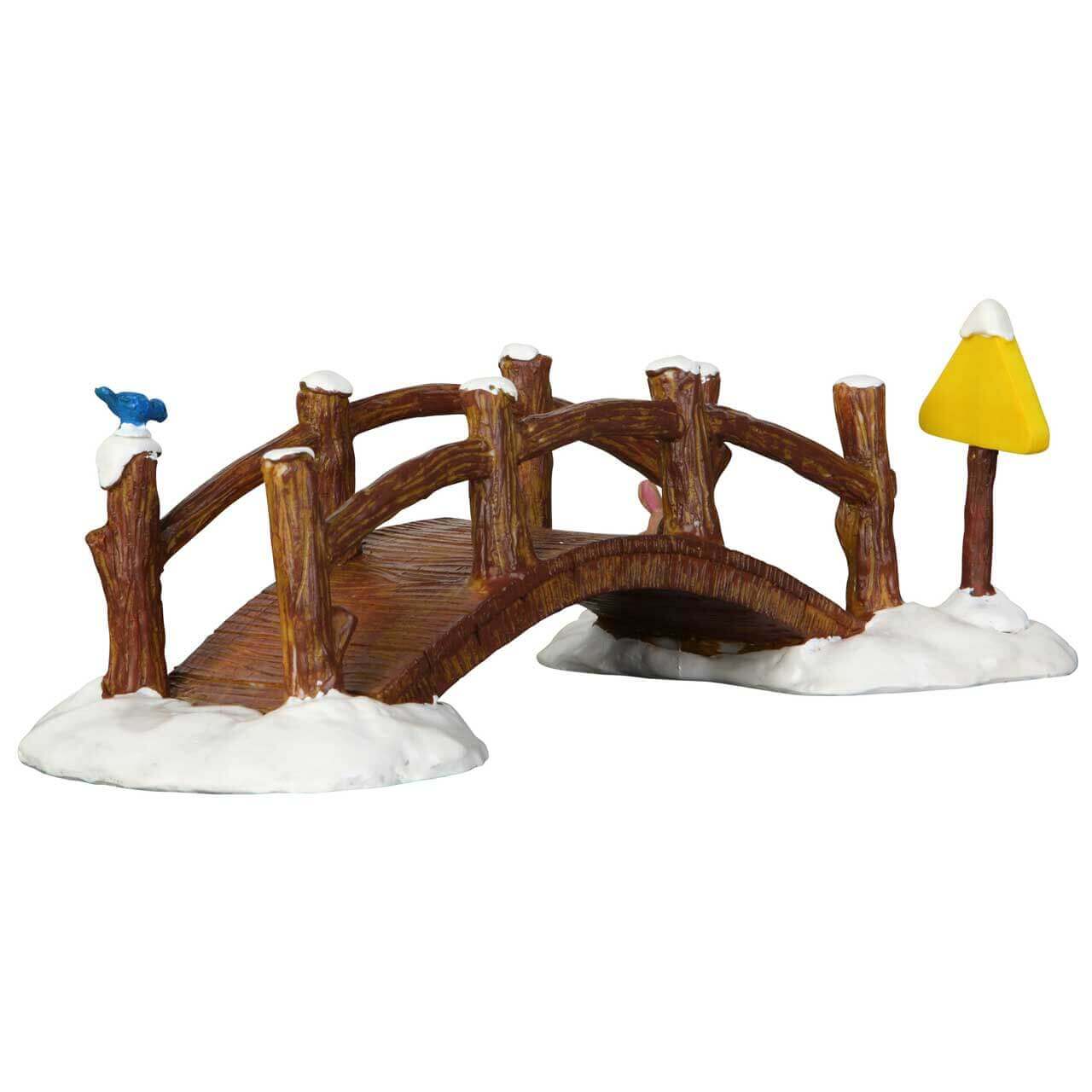 lemax-split-rail-footbridge-petit-pont-bois-vail-village-miniature image 2