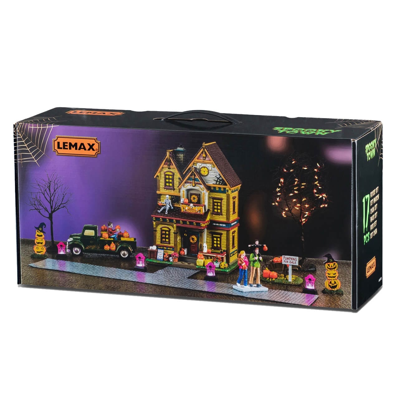 lemax-halloween-at-the-wilsons-set-maison-hant-e-spooky-town image 2