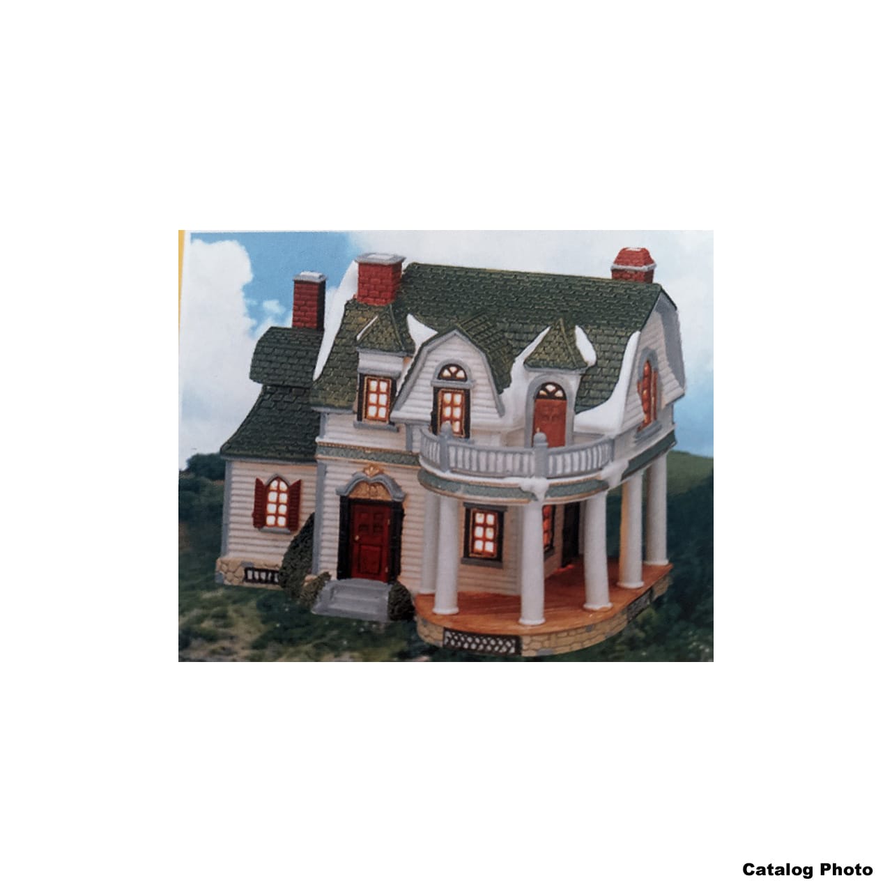 lemax-washburn-s-country-home-maison-de-campagne-miniature-lumineuse image 1