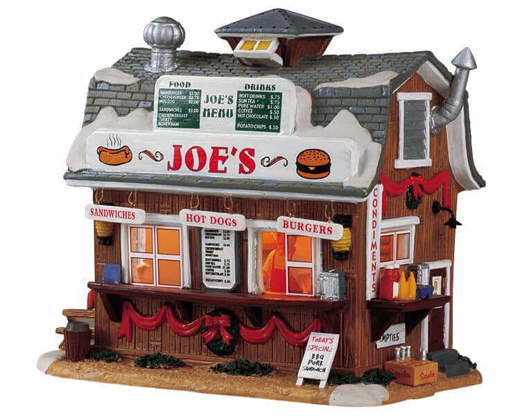 lemax-joe-s-burger-hot-dog-stand-kiosque-restauration-village image 1