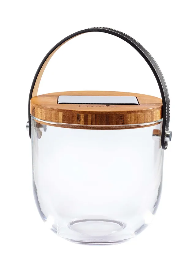 krinner-lumix-deco-glass-basic-lanterne-solaire-verre-souffl image 1