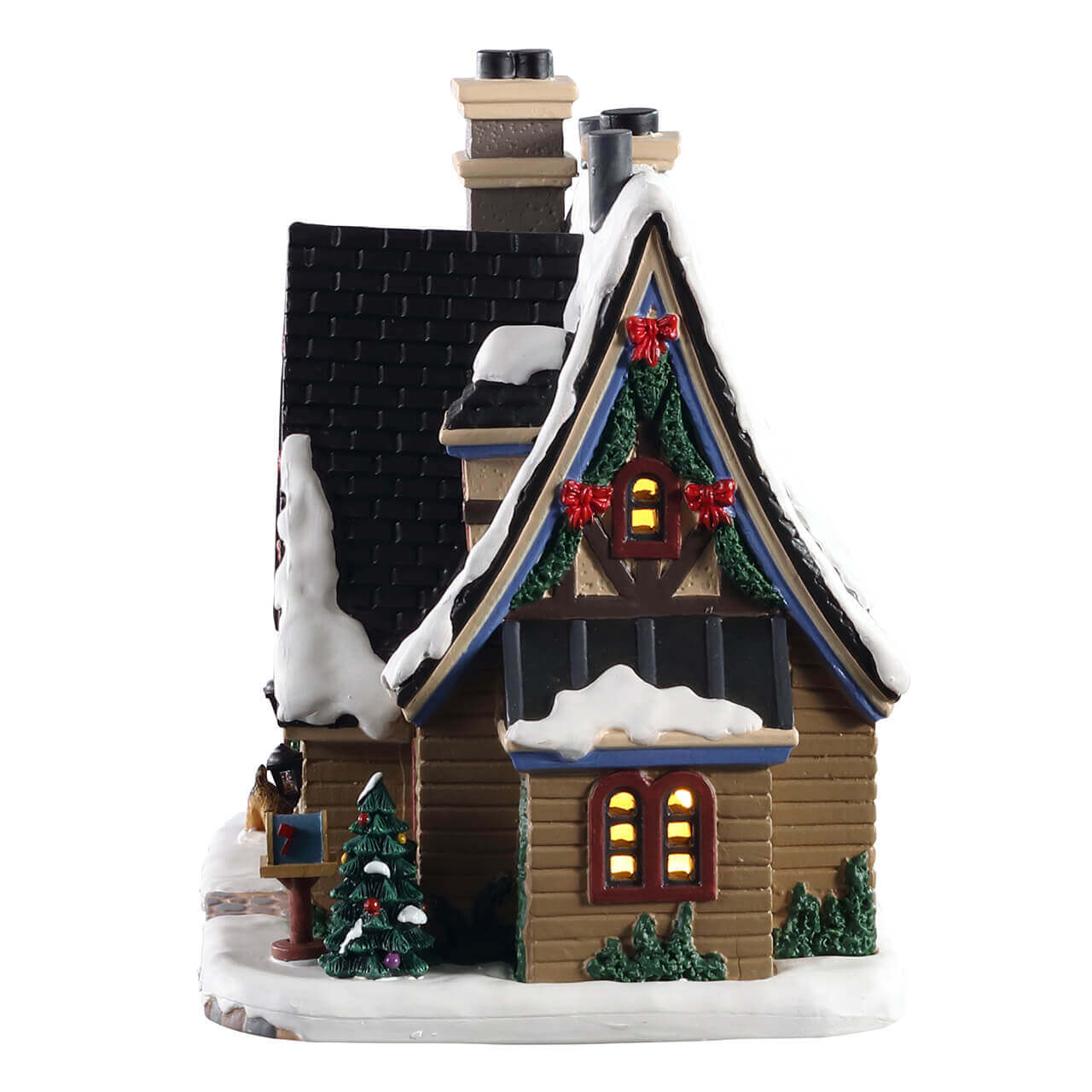 lemax-bristol-estate-cottage-lumineux-avec-bonhomme-de-neige image 3