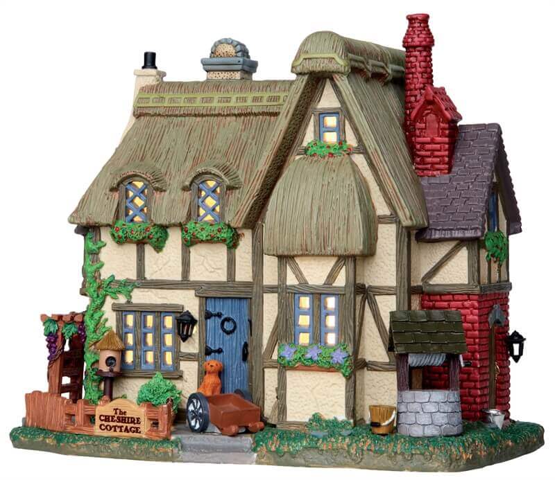 lemax-the-cheshire-cottage-maison-de-village-de-no-l-lumineuse image 4