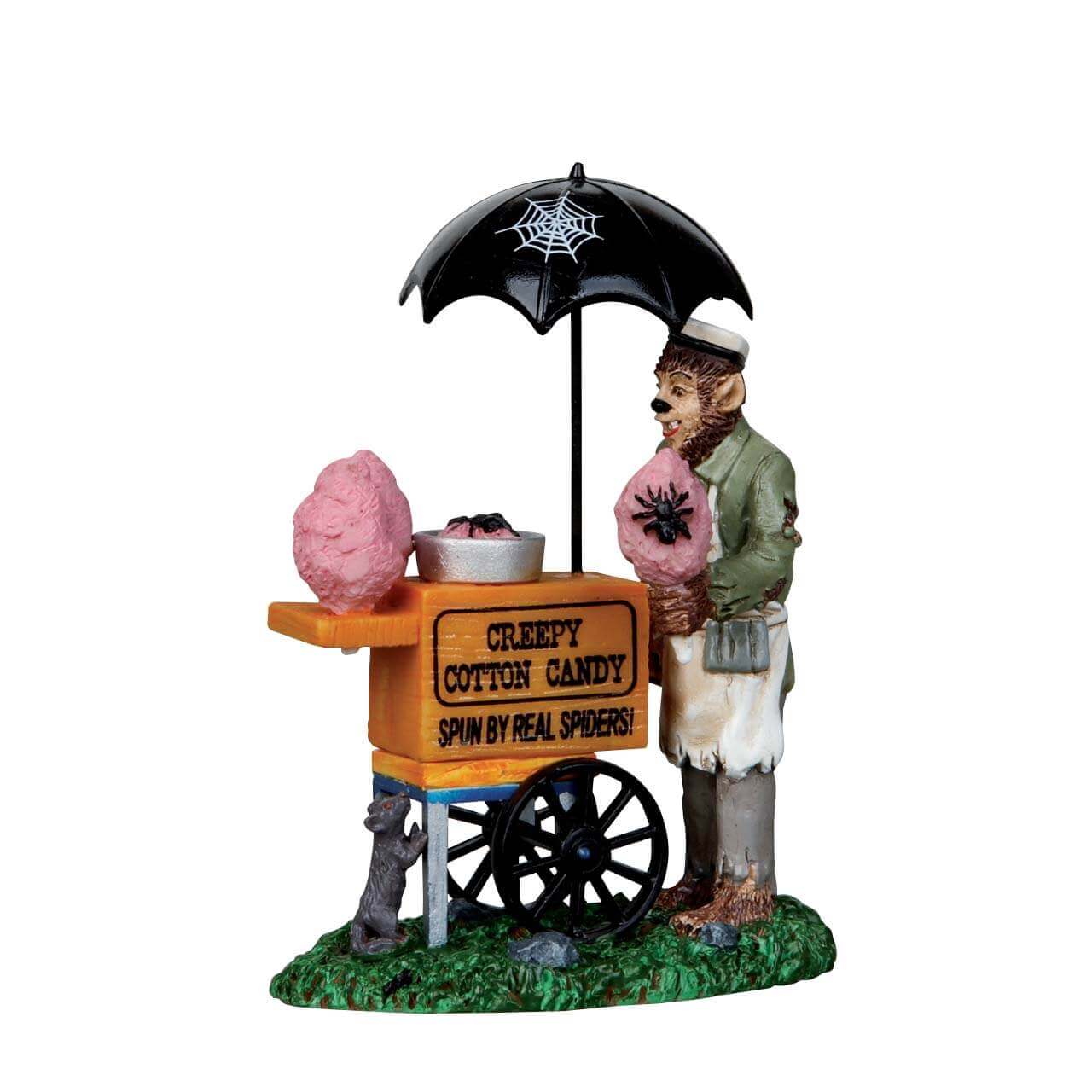 lemax-creepy-cotton-candy-stand-barbe-papa-spooky-town image 2