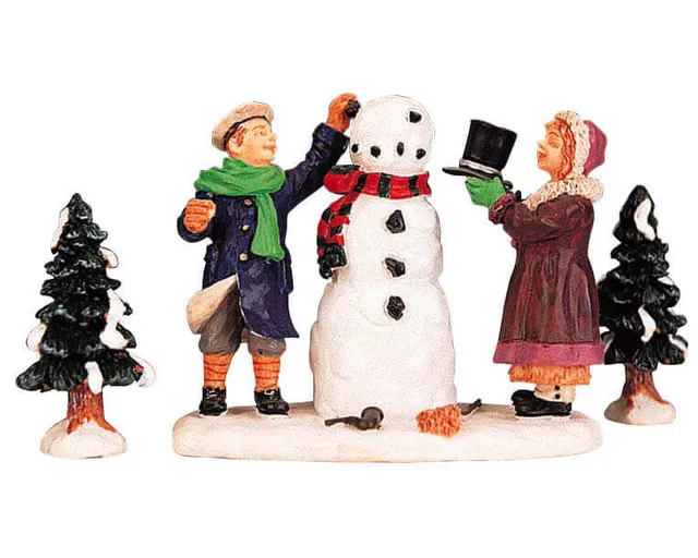 lemax-our-snowman-bonhomme-de-neige-miniature image 1