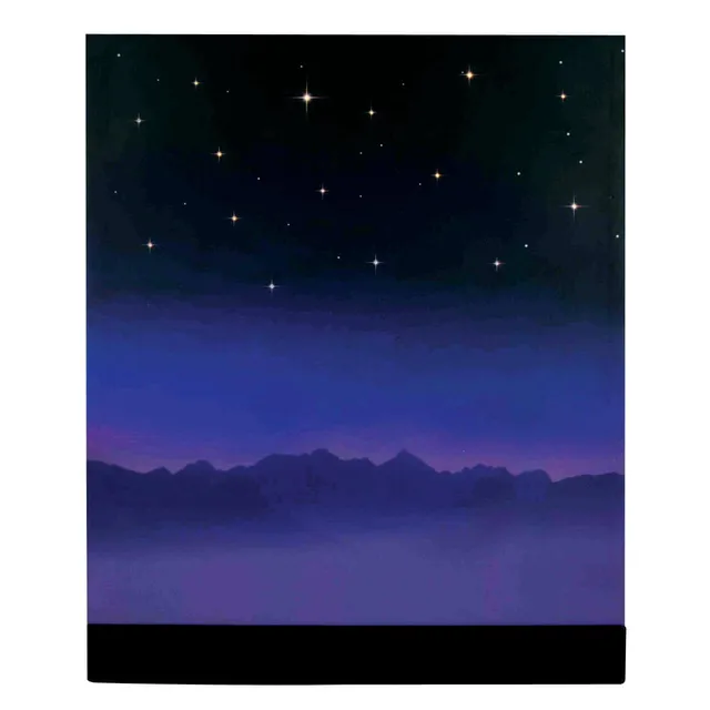 lemax-starry-night-background-fond-lumineux-nuit-toil-e-clignotante image 1