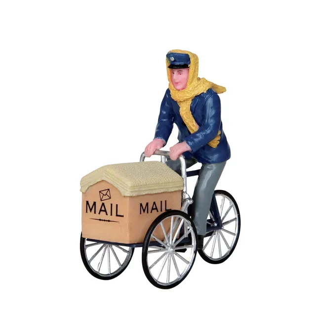 lemax-mail-delivery-cycle-figurine-caddington-v-lo-facteur image 1