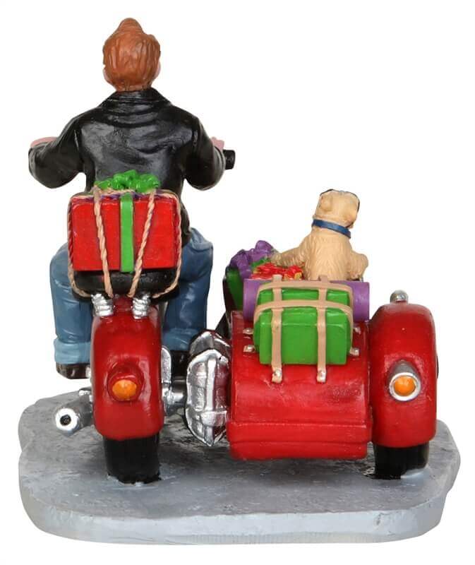 lemax-side-car-santa-figurine-village-de-no-l-moto-side-car image 3