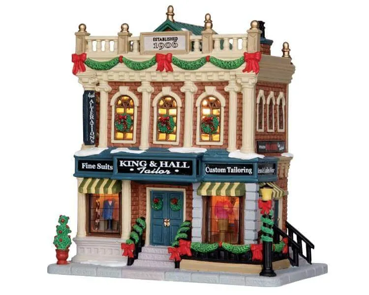 lemax-king-hall-tailor-maison-miniature-lumineuse-tailleur-village-de-no-l image 1