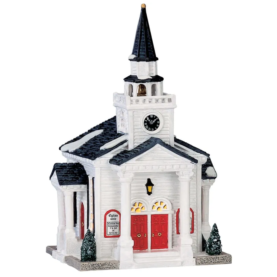 lemax-united-church-glise-lumineuse-village-de-no-l-2 image 1