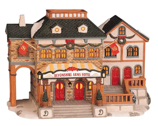 lemax-devonshire-arms-hotel-h-tel-lumineux-village-miniature image 1