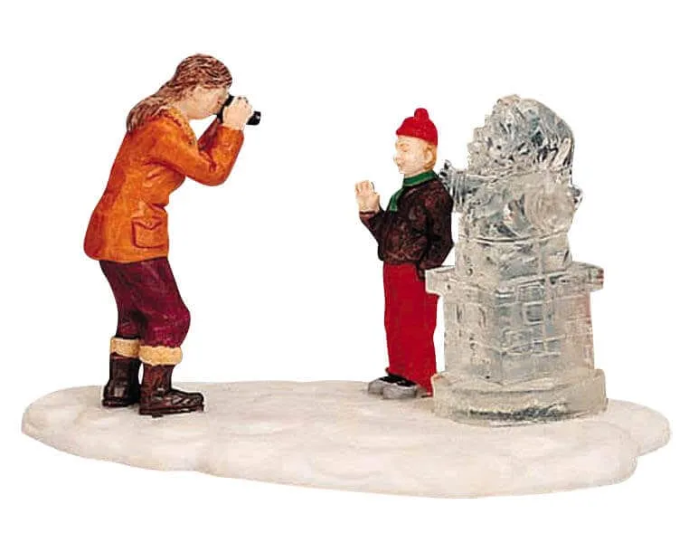 lemax-snapshot-st-nick-figurine-p-re-no-l-selfie-pour-village-miniature image 1