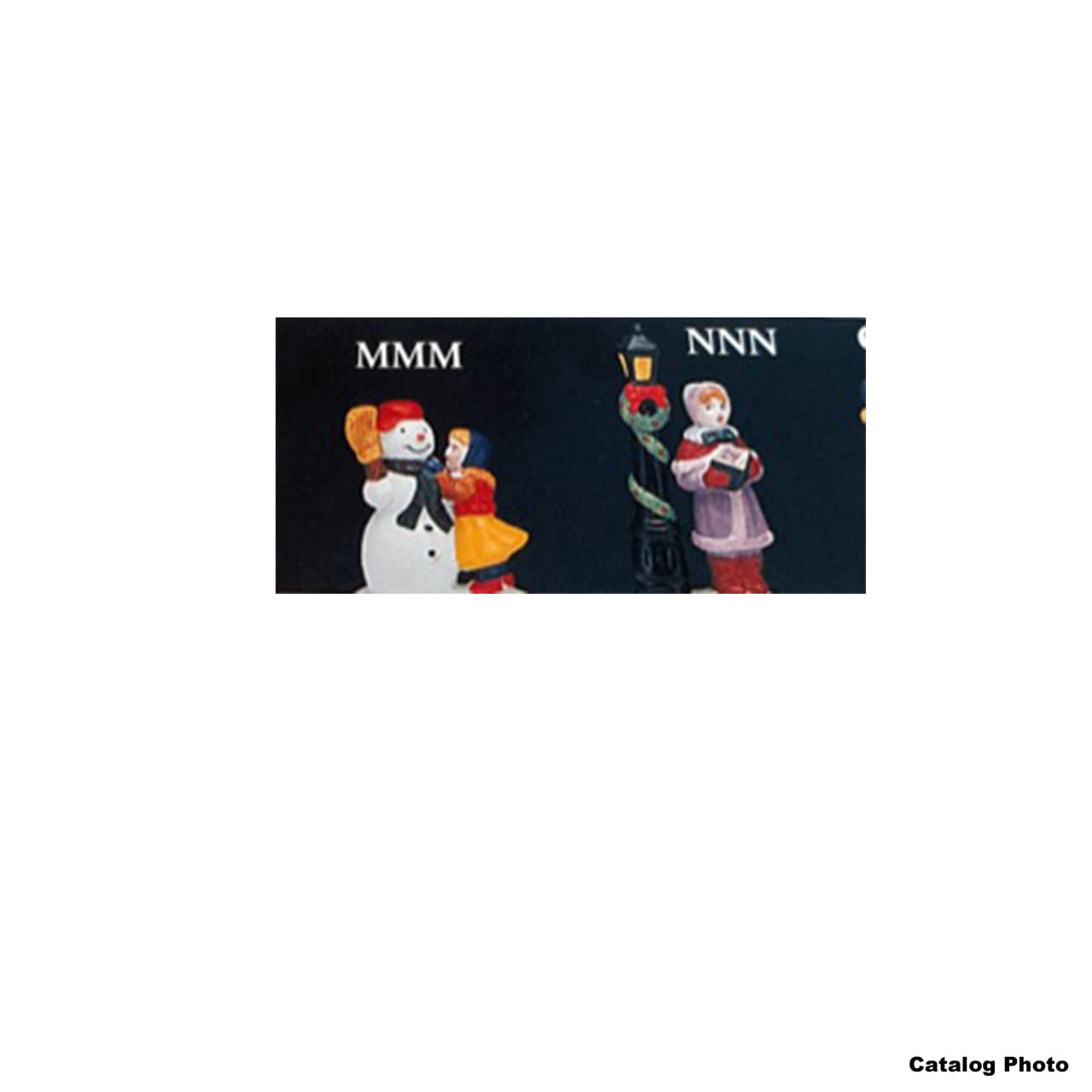 lemax-girl-fixing-snowman-figurine-fille-et-bonhomme-de-neige image 2
