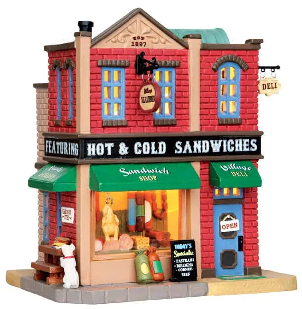 lemax-village-delicatessen-picerie-miniature-lumineuse-village-de-no-l image 1