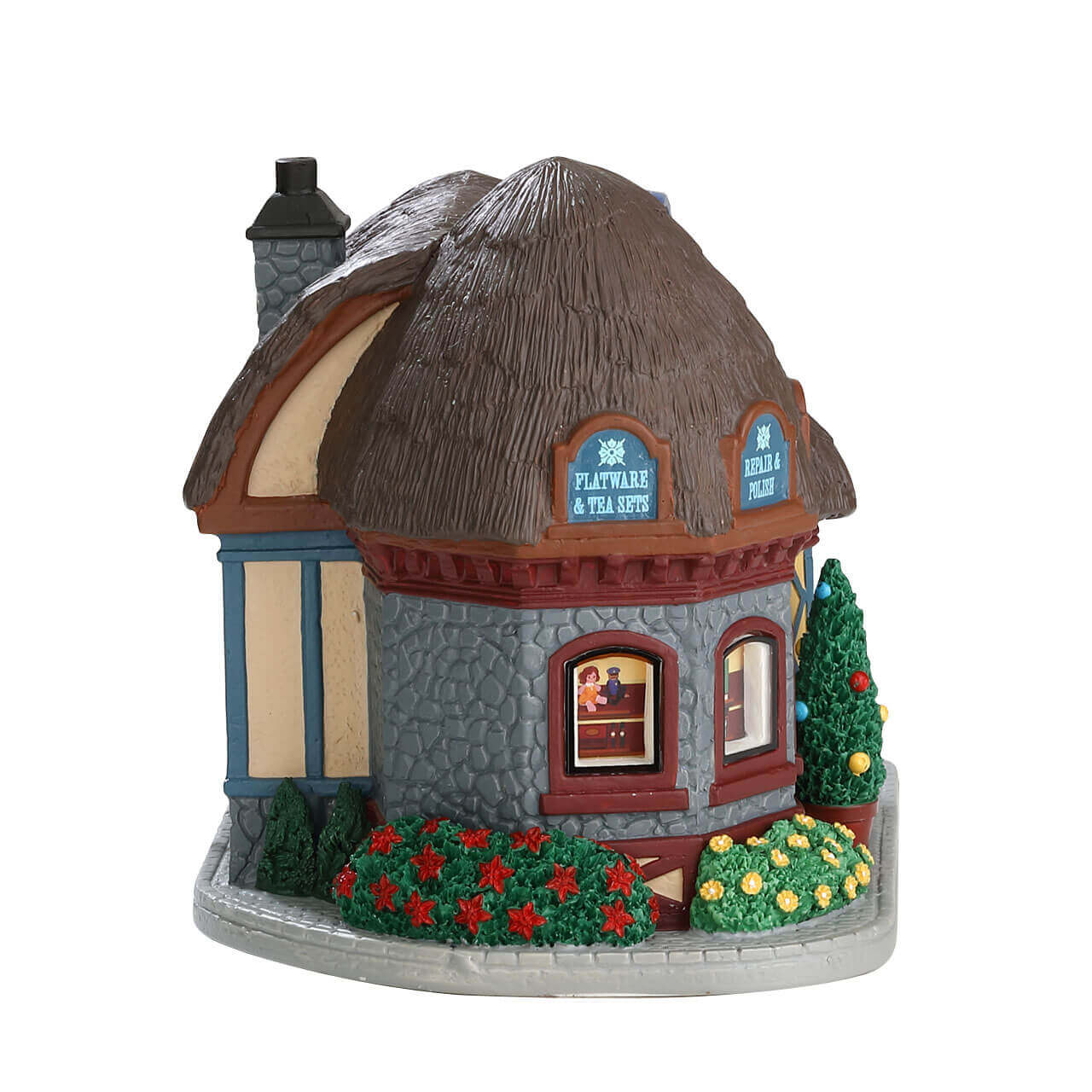 lemax-dainty-cottage-collectables-antiques-b-timent-lumineux-boutique image 3