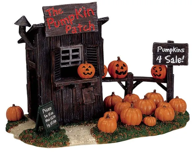 lemax-the-pumpkin-patch-accessoire-miniature-champ-de-citrouilles image 1