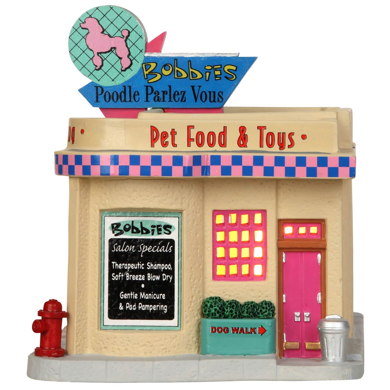 lemax-bobbies-poodle-parlez-vous-figurine image 3