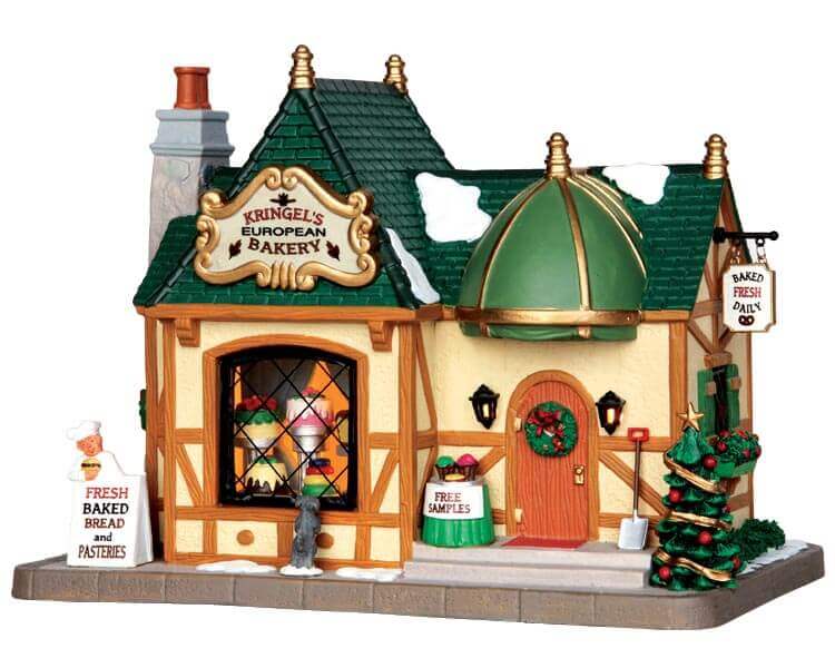 lemax-kringel-s-european-bakery-boulangerie-lumineuse-village-miniature image 1