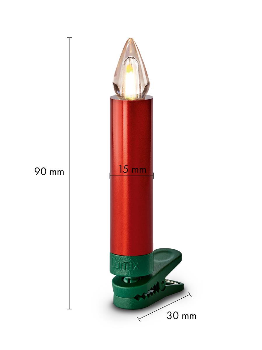krinner-lumix-superlight-flame-mini-rouge-m-tal-bougie-led-extension image 3