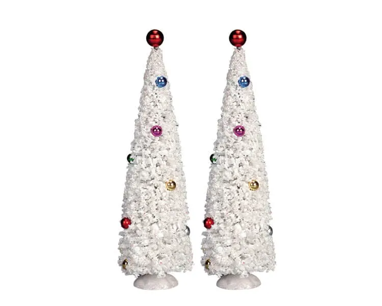lemax-white-christmas-tree-medium-sapin-blanc-moyen image 1