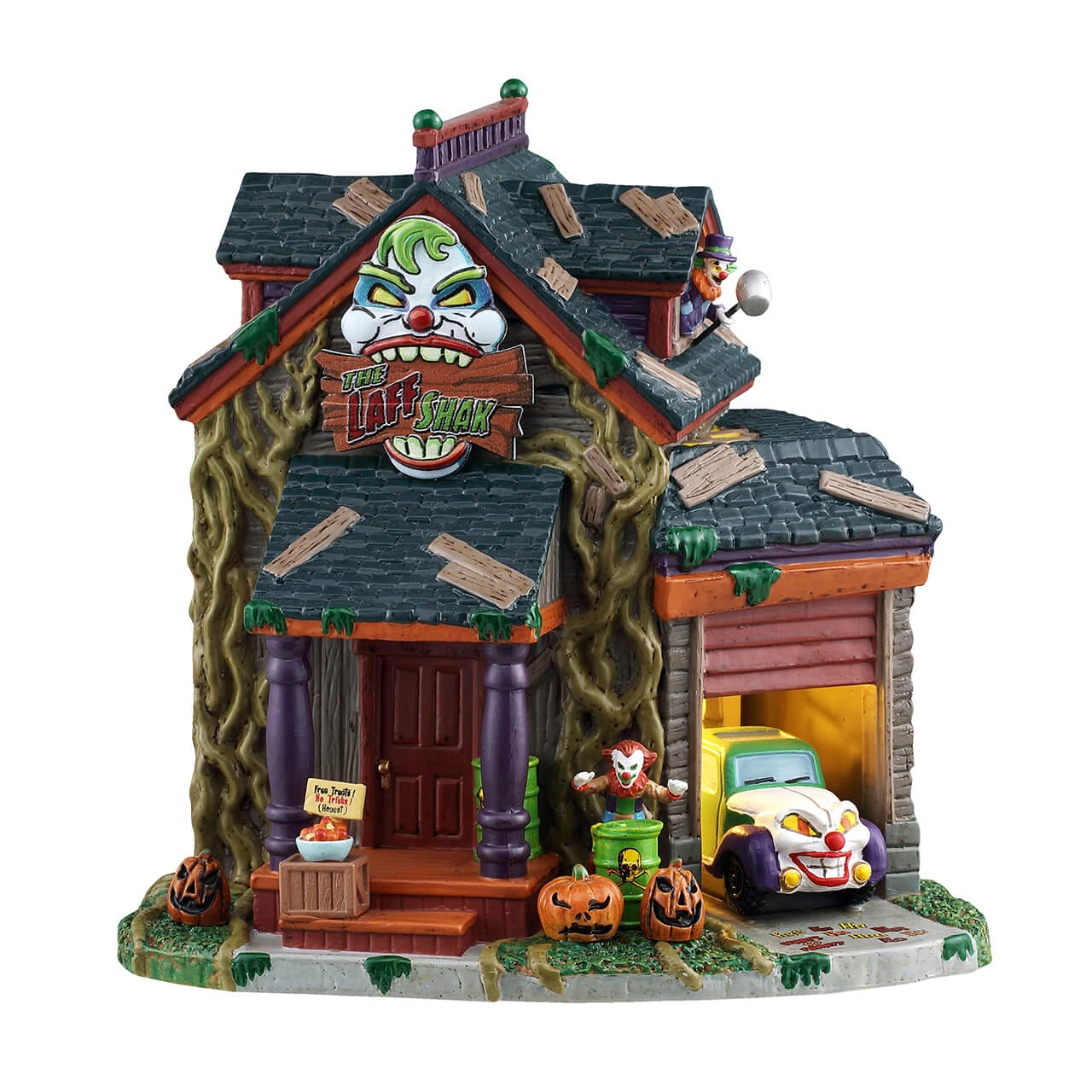 lemax-the-laff-shak-maison-hant-e-funhouse-lumineuse-spooky-town image 1