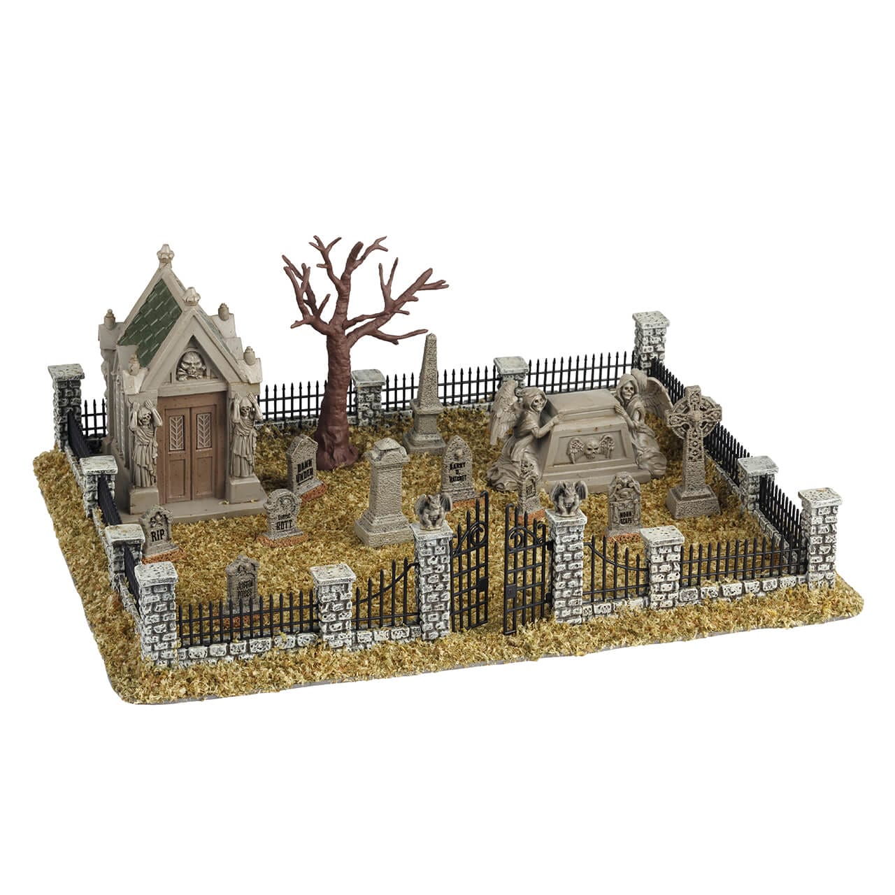 lemax-haunted-souls-graveyard-cimeti-re-miniature-spooky-town image 1