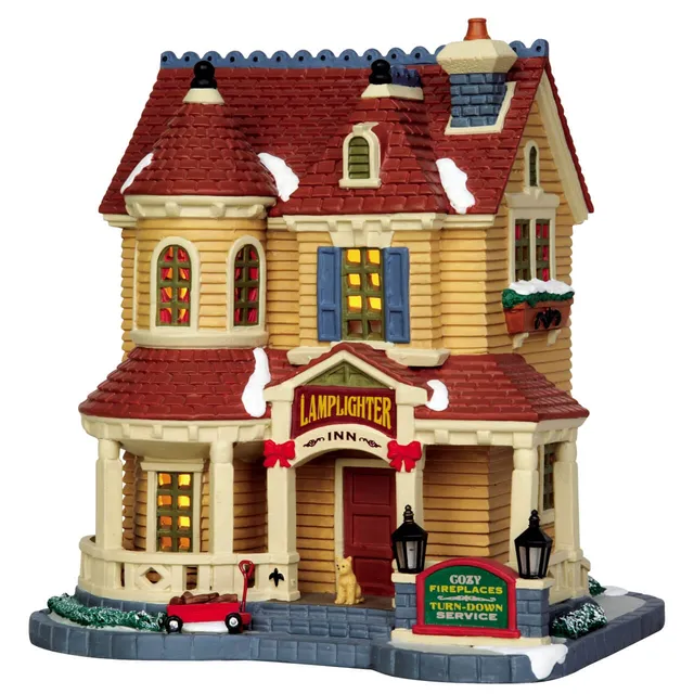 lemax-harvest-crossing-lamplighter-inn-maison-lumineuse image 1