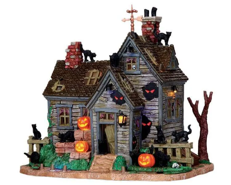 lemax-vicki-s-cattery-maison-hant-e-lumineuse-spooky-town image 1