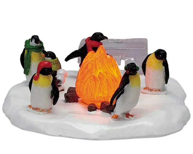 lemax-penguin-warmup-figurine-pingouins-village-de-no-l image 1